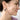 Model Wearing Crescendo Studs – Colorful Thread Encased Brass Stud Earrings by Threads Worldwide