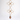 Close Up of Four Elements Windchime – Metal Flower Link and Jute Handmade in India by Threads Worldwide