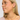 Model Styling Luminary Earrings – Structured Brass Fringe Statement Earrings from India