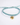 Valores Bracelet Dream Turquoise – Adjustable Braided Waxed Thread Bracelet with Brass Stamp Handcrafted in Guatemala | Threads Worldwide
