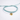 Valores Bracelet Dream Turquoise – Adjustable Braided Waxed Thread Bracelet with Brass Stamp Handcrafted in Guatemala | Threads Worldwide